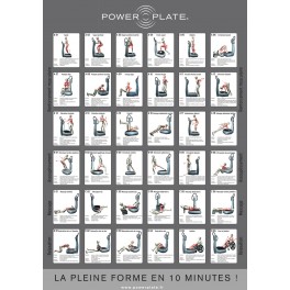 POSTER EXERCICE POWER PLATE
